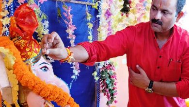 Photo of गणपति बप्पा मोरिया की रही धूम
