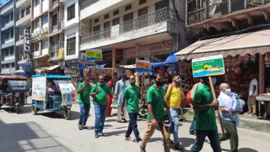 Photo of कूड़ा प्रबंधन को जागरूकता रैली निकालती अविरल की टीम