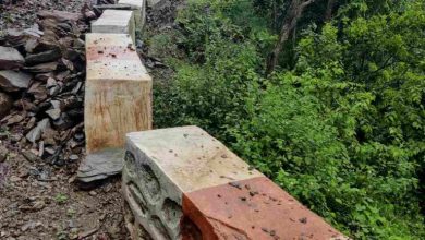 Photo of घटिया निर्माण की भेंट चढ़ा खांड नवनिर्मित निर्माण कार्य